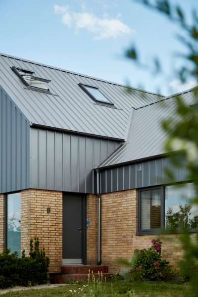 Gelbes Klinkerhaus aus den 70er Jahren wird supermodern, Haraldsvej 9, 9000 Aalborg